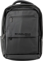 Mochila urbana de negocios con USB negra 16 L