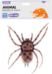 Araña de plástico de 20 cm