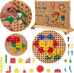 Masterkidz set de formas geométricas para paneles STEM, 260 piezas
