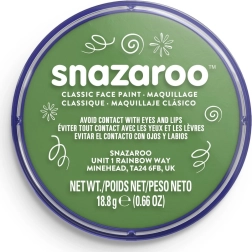 Snazaroo pintura facial verde hierba 18 ml