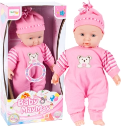 Muñeca bebé con pijama con sonidos 34 cm