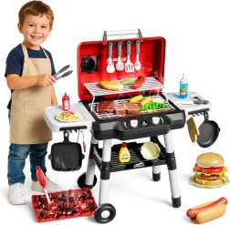 Barbacoa infantil interactiva Woopie con efectos de vapor y 31 accesorios