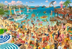 Puzzle Castorland Art Collection: Diversión en la orilla 1000 piezas