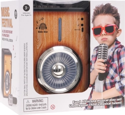 Amplificador de karaoke infantil con Bluetooth y micrófono