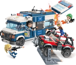 Juego de construcción Mine City Policía Secuestrador capturado