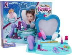 Tocador infantil Beauty Fashion azul con accesorios