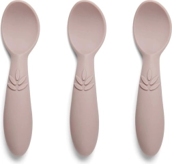 NUUROO cucharas de silicona Ella (3 uds) woodrose