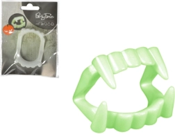 Mandíbula de vampiro fluorescente para Halloween