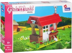 Kit de construcción: casita para niña de bloques (91 piezas)