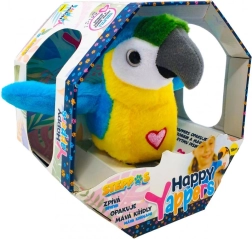 Steppos Happy Yappers loro azul – peluche interactivo de mano