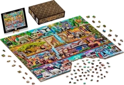 Puzzle de madera WOODEN CITY El increíble reino de los animales, 4000 piezas
