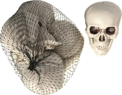 Accesorios para fiestas – calaveras en red, 6 unidades