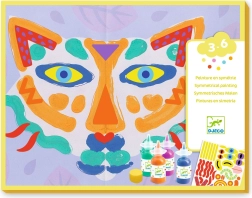 Pintura simétrica con motivo de Animales de Djeco