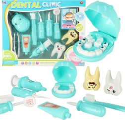 Set de dentista con hipopótamo – juguete educativo para niños – Azul