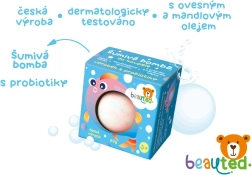 Bomba efervescente de baño BeauTed con probióticos 60 g