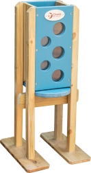 Panel de arena de madera para arenero CLASSIC WORLD amarillo a partir de 3 años