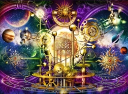 Puzzle del sistema solar dorado de 500 piezas RAVENSBURGER
