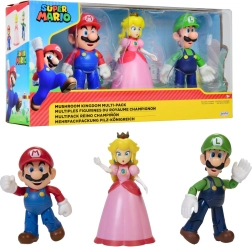 Figuras de Super Mario: Mario, Luigi y la Princesa Peach 12 cm