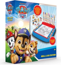 Soporte con libro para colorear PAW PATROL y pinturas