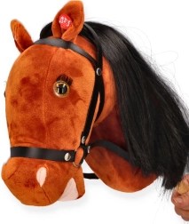 Caballito de peluche en palo Fanta premium
