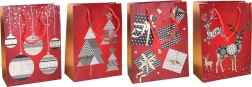 Bolsa de regalo S Navidad 18 × 24 × 8,5 cm