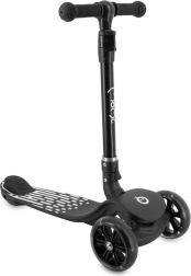 Patinete infantil de equilibrio de tres ruedas MoMi San, negro