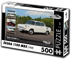 RETRO-AUTA Puzzle Škoda 1100 MBX 500 piezas
