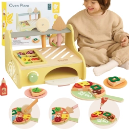 Horno de pizza de madera CLASSIC WORLD para niños 3+ de madera certificada FSC
