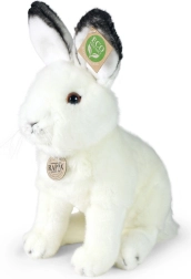 Conejo polar de peluche 30 cm ecológico