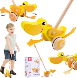 Patito de madera con palo Classic World