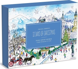 Calendario de Adviento de puzzles 12 días navideños 12×80 piezas GALISON