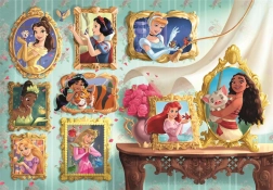 Puzzle Clementoni Disney princesas – galería de cuadros, 1000 piezas