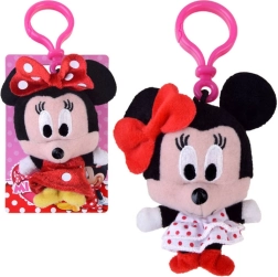 Llavero de peluche MINNIE MOUSE con clip 10 cm