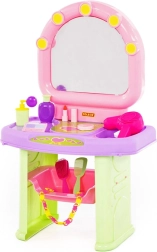 Tocador infantil de cosmética con espejo vanity