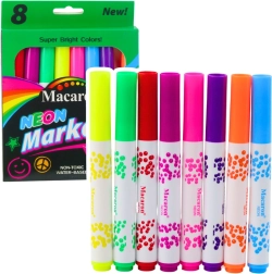 Set de rotuladores neón con tinta al agua 8 uds.