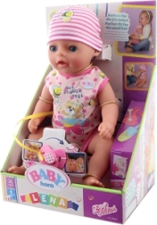 Baby born Lena 36 cm muñeca con 7 funciones y accesorios