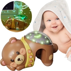 Woopie proyector nocturno de estrellas para niños – osito con melodías