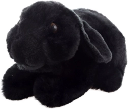 Conejito de peluche negro 22 cm eco-friendly