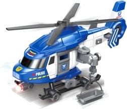Helicóptero de policía a fricción