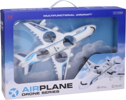 Dron RC con forma de avión por control remoto 2,4 GHz 31 × 28 × 6 cm - 1 pieza