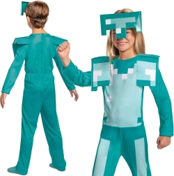 Minecraft disfraz infantil armadura de diamante 127–136 cm (7–8 años)