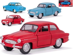 Modelo metálico de coche Škoda Octavia Welly 1:32 con puertas que se abren