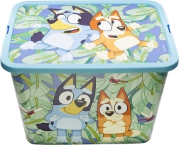 Caja de almacenamiento 23 l BLUEY con tapa