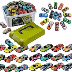 Juego de cochecitos de carreras WOOPIE en caja 50 uds