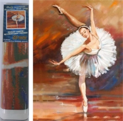 Norimpex Pintura de diamantes Bailarina 30x40 cm