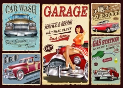 Gráfica puzzle de coches retro 500 piezas