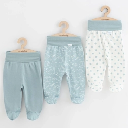 Polainas para bebé New Baby Classic II, menta, juego de 3 uds