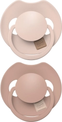 Chupetes dinámicos de silicona LOVI PRIME 18m+ Nude/Blush – 2 uds