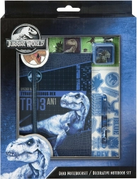Set creativo de cuadernos con motivo JURASSIC WORLD