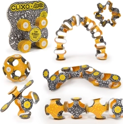 CLIXO Tiny & Mighty Artist Edition Timothy Goodman set de construcción magnético – 9 piezas